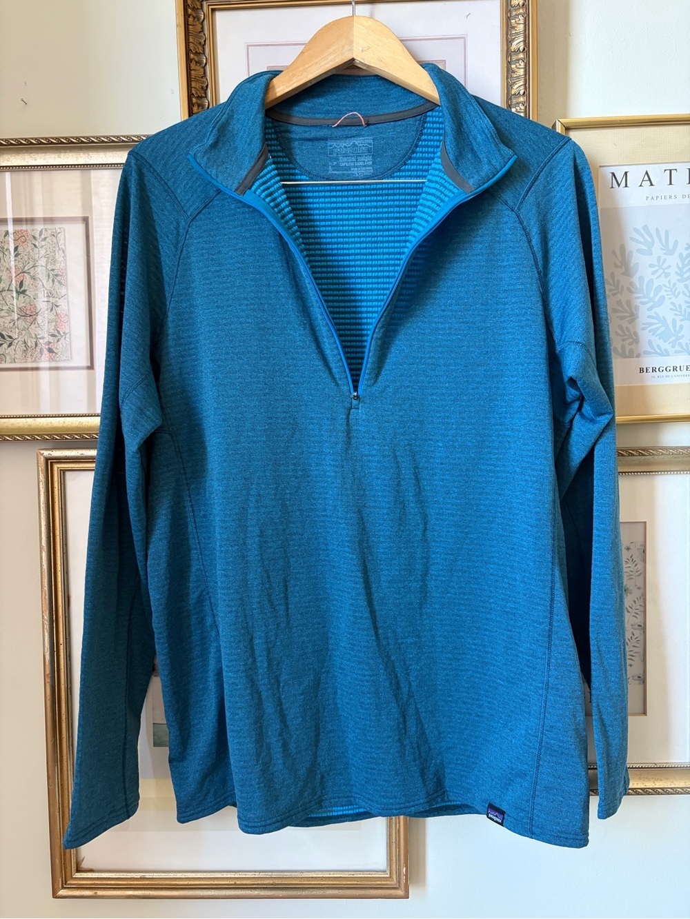 Patagonia Men's Capilene Thermal Weight Zip-Neck Long Sleeve Quarter Zip Large - Picture 3 of 9